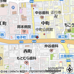 北陸銀行小松支店周辺の地図