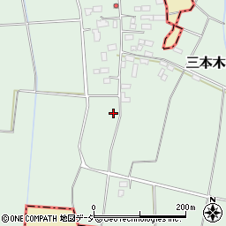 栃木県河内郡上三川町三本木1220周辺の地図