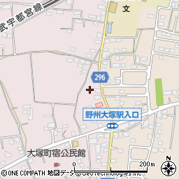 栃木県栃木市大塚町781周辺の地図