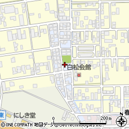 石川県小松市白松町周辺の地図