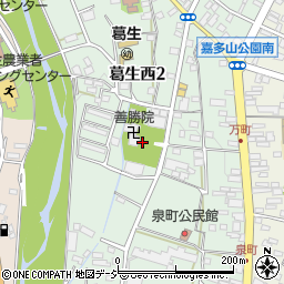栃木県佐野市葛生西周辺の地図