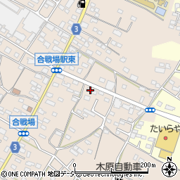 栃木県栃木市都賀町合戦場234-3周辺の地図