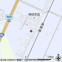 栃木県真岡市寺内1466-2周辺の地図