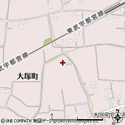 栃木県栃木市大塚町724周辺の地図