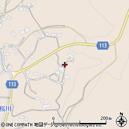 茨城県笠間市池野辺452周辺の地図