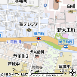 浜田町周辺の地図