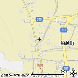 栃木県佐野市船越町2142周辺の地図