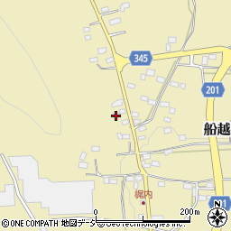 栃木県佐野市船越町2117周辺の地図