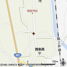 長野県東筑摩郡筑北村西条3846周辺の地図