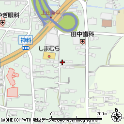 長野県上田市住吉366-6周辺の地図