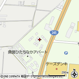 トヨタホーム茨城株式会社　ひたちなか展示場周辺の地図