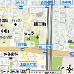 石川県小松市細工町周辺の地図