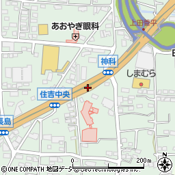 上田(住吉)周辺の地図