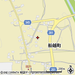 栃木県佐野市船越町2149周辺の地図