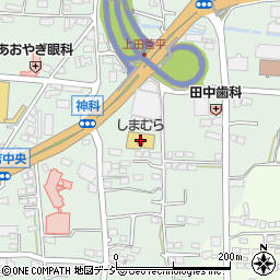 ファッションセンターしまむら上田住吉店周辺の地図