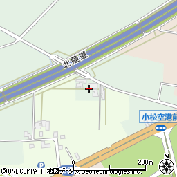 石川県小松市草野町（丙）周辺の地図