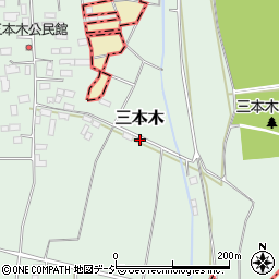 栃木県河内郡上三川町三本木1290周辺の地図