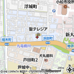 石川県小松市浜田町ロ周辺の地図
