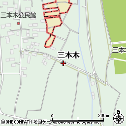 栃木県河内郡上三川町三本木1289周辺の地図