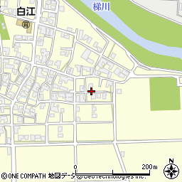 石川県小松市白江町（レ）周辺の地図