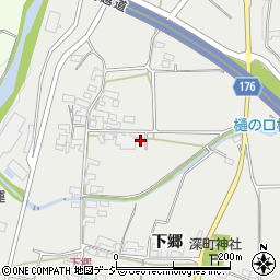 長野県上田市殿城下郷727周辺の地図
