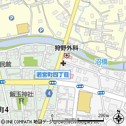 前橋日吉郵便局周辺の地図