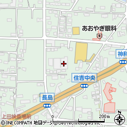 アイカム上田工場周辺の地図
