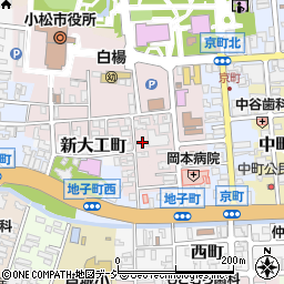 石川県小松市鷹匠町周辺の地図