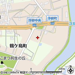 石川県小松市浮柳町（ル）周辺の地図