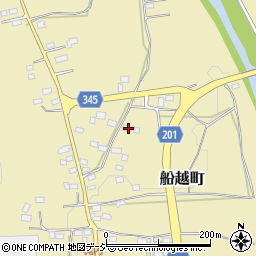 栃木県佐野市船越町2187周辺の地図