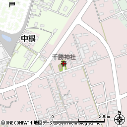 千勝神社周辺の地図