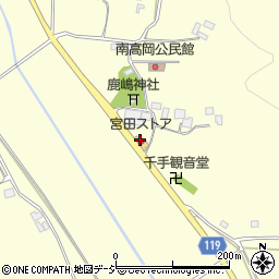 栃木県真岡市南高岡460周辺の地図