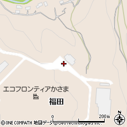 茨城県笠間市福田124周辺の地図
