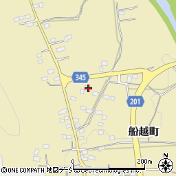 栃木県佐野市船越町2076周辺の地図