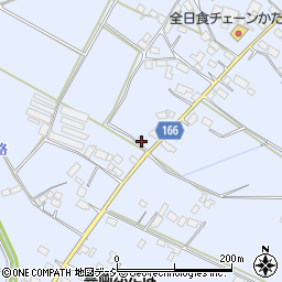 栃木県真岡市東大島1258-1周辺の地図