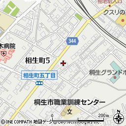 セコム上信越株式会社桐生営業所周辺の地図