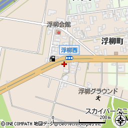 石川県小松市浮柳町ニ周辺の地図