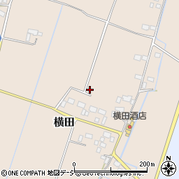 栃木県真岡市横田周辺の地図
