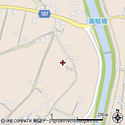 栃木県真岡市大和田387周辺の地図