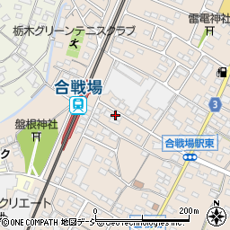 栃木県栃木市都賀町合戦場500-16周辺の地図