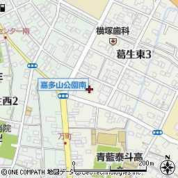栃木県佐野市葛生東3丁目1周辺の地図