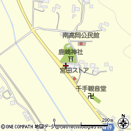 栃木県真岡市南高岡462周辺の地図