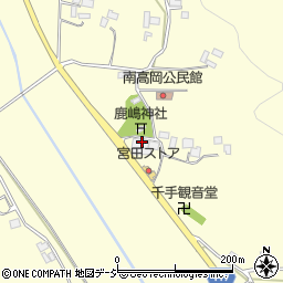 栃木県真岡市南高岡463周辺の地図