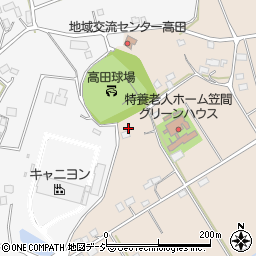 茨城県笠間市福田3015周辺の地図