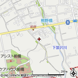 群馬県前橋市青梨子町1487周辺の地図