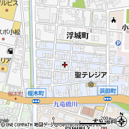 石川県小松市浜田町ホ周辺の地図