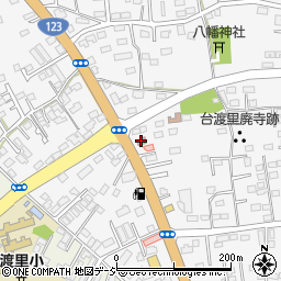 水戸渡里郵便局 ＡＴＭ周辺の地図