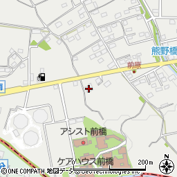 群馬県前橋市青梨子町1617-1周辺の地図