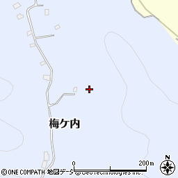 栃木県芳賀郡益子町梅ケ内39周辺の地図