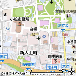 金沢補聴器センター　小松店周辺の地図